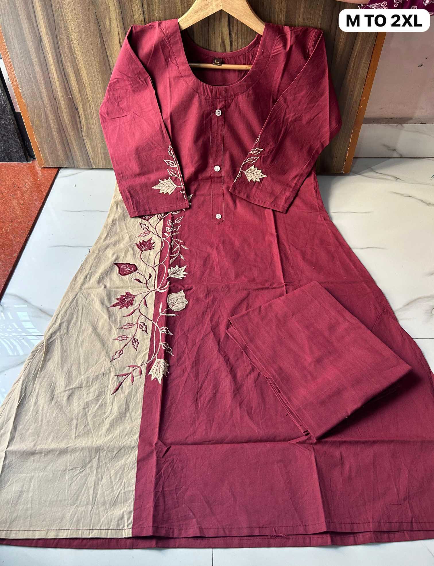 Ynf Cotton KESH720 Aairaana Kurti Wholesale Designer Kurtis Embroidered Kurtis Kurti With Palazzo Manufacturer- Kapda Export