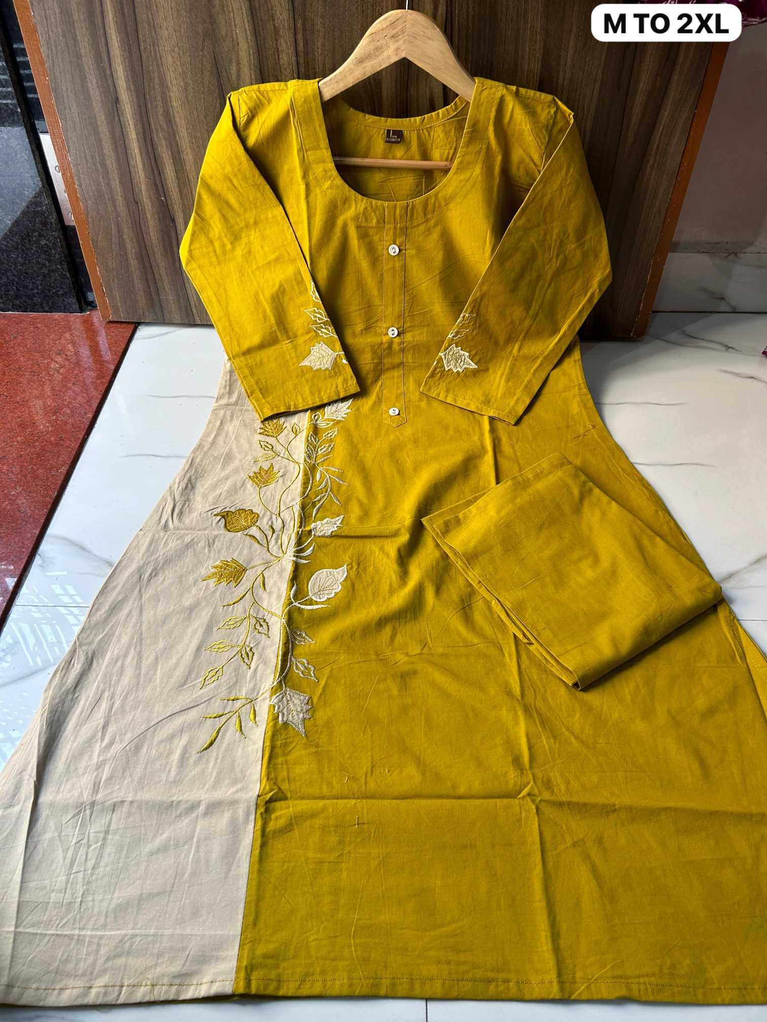 Ynf Cotton KESH720 Aairaana Kurti Wholesale Designer Kurtis Embroidered Kurtis Kurti With Palazzo Manufacturer- Kapda Export