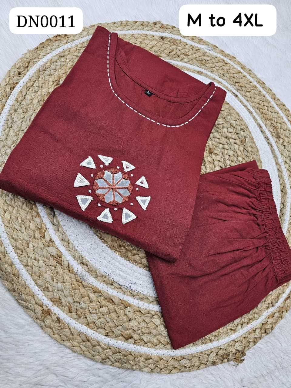 Ynf Cotton KESH720 Aamrina Kurti Plus Size Collections Wholesale Designer Kurtis Cotton Kurtis Mirror Work Kurti Embroidered Kurtis Manufacturer- Kapda Export