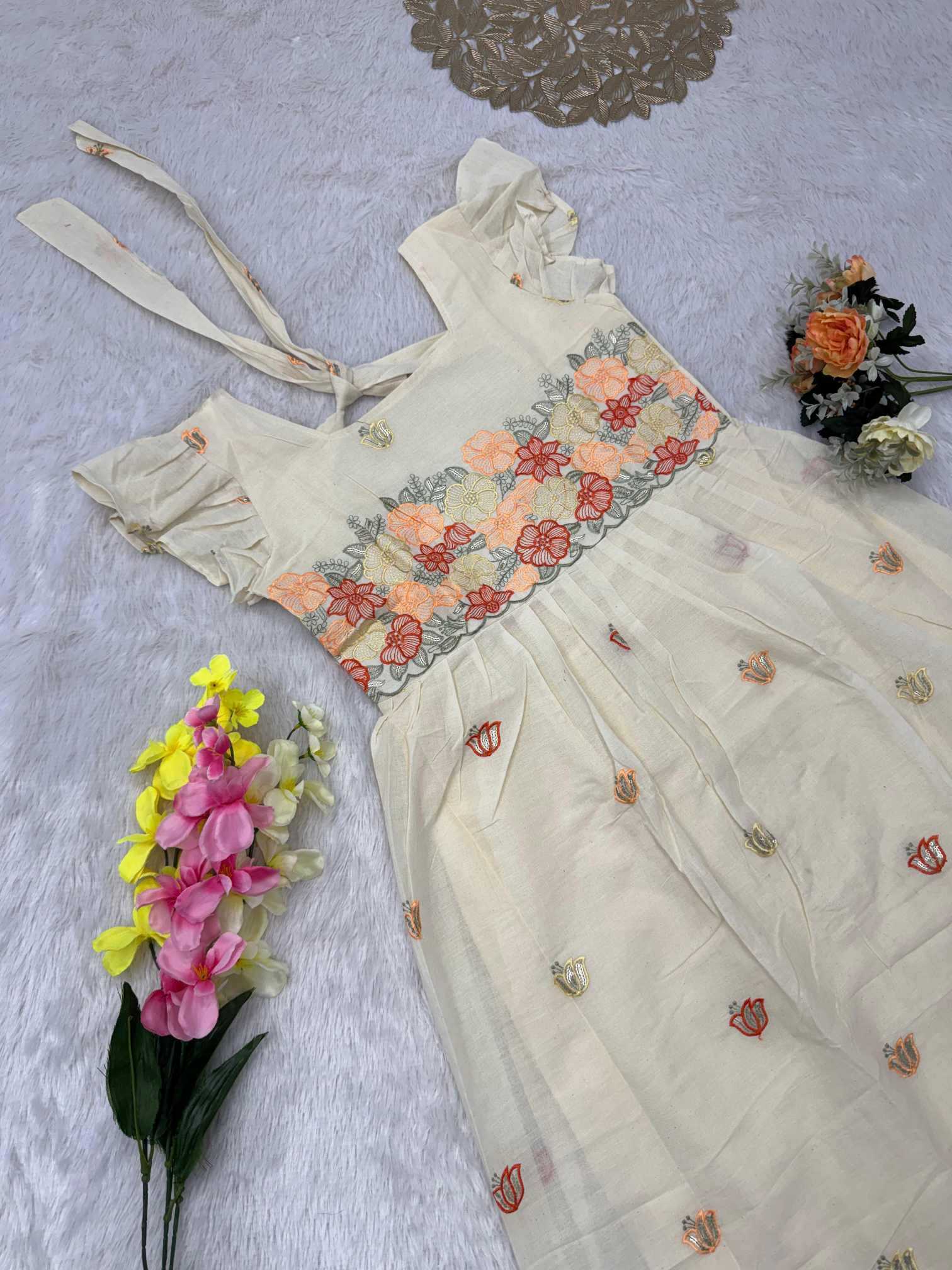 Ynf Cotton KESH720 Aarohi Gowns Festive Collections Wholesale Embroidery Gowns Designer Gowns Onam Collections Manufacturer- Kapda Export