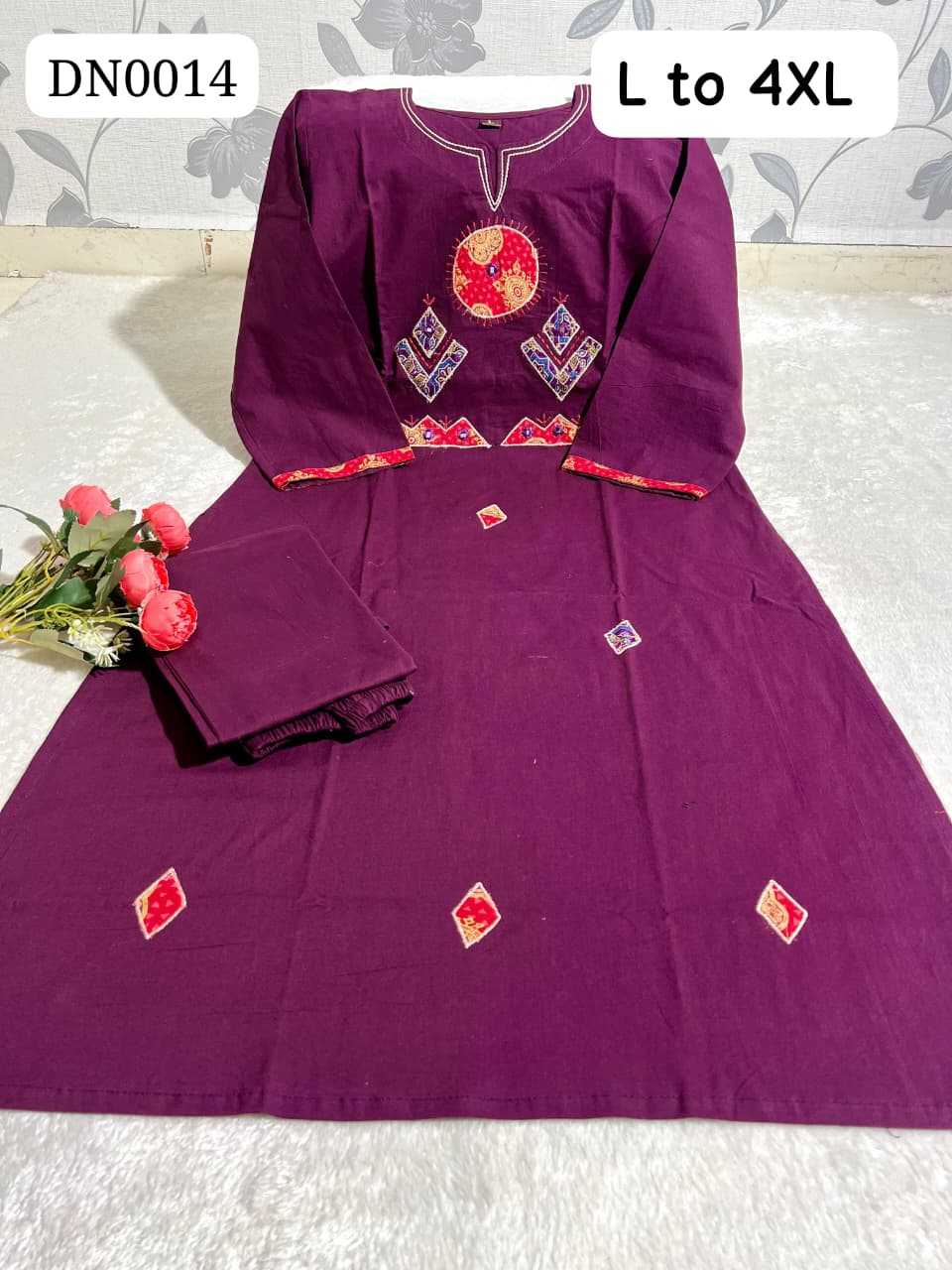 Ynf Cotton KESH720 DN0014 Kurti Plus Size Collections Wholesale Designer Kurtis Cotton Kurtis Kurti With Palazzo Manufacturer- Kapda Export