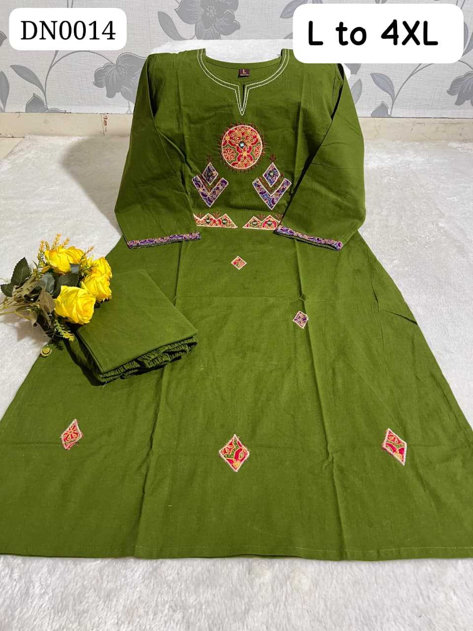 Ynf Cotton KESH720 DN0014 Kurti Plus Size Collections Wholesale Designer Kurtis Cotton Kurtis Kurti With Palazzo Manufacturer- Kapda Export