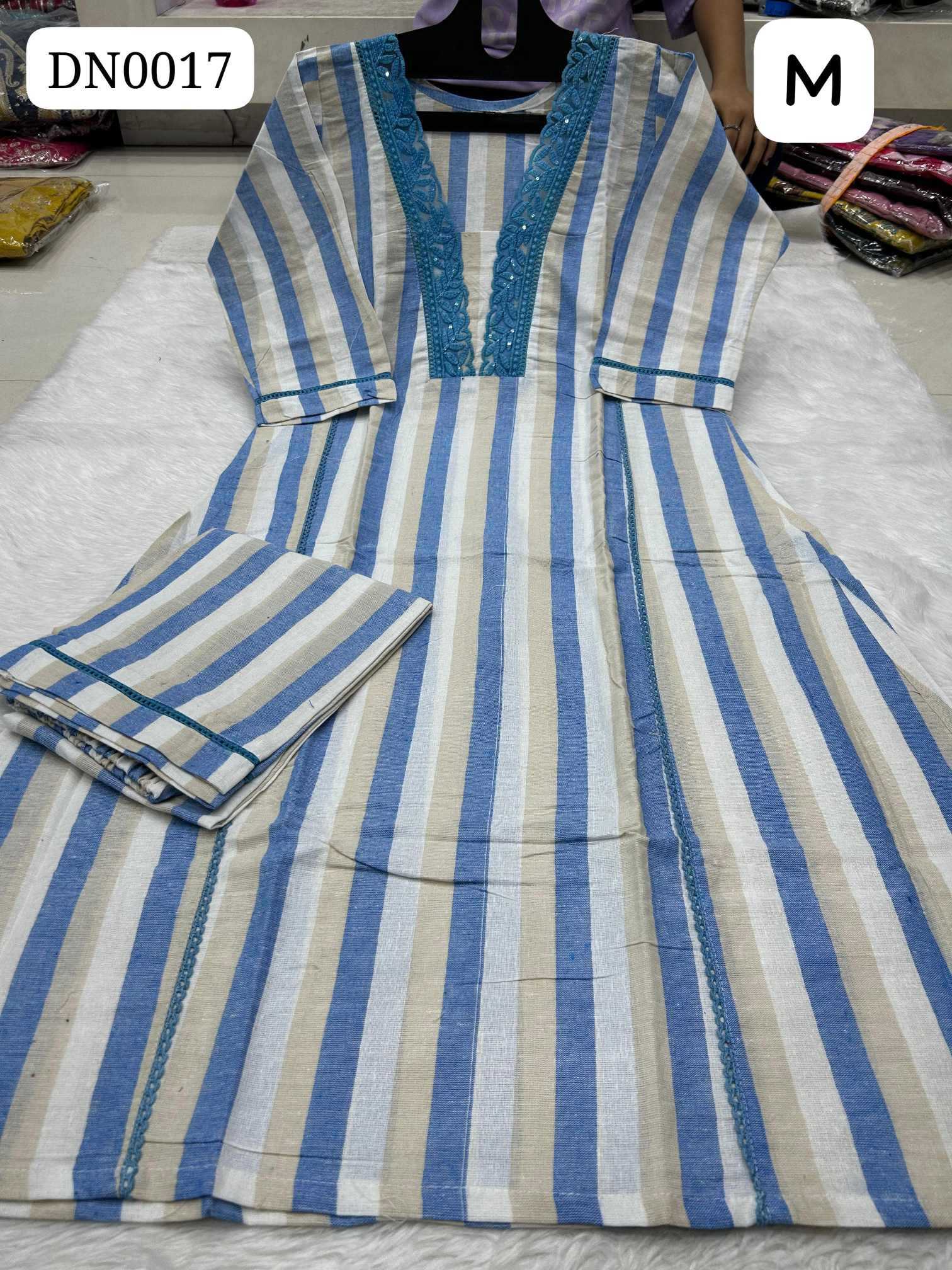 Ynf Cotton KESH720 DN0017 Kurti Wholesale Designer Kurtis Cotton Kurtis Kurti With Palazzo Manufacturer- Kapda Export