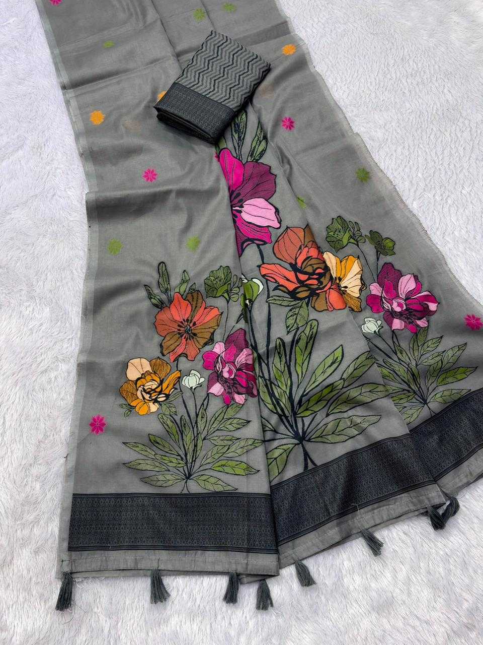 Ynf Cotton KESH737 Faiha Sarees Wholesale Designer Sarees Butta Sarees Cotton Sarees Manufacturer- Kapda Export