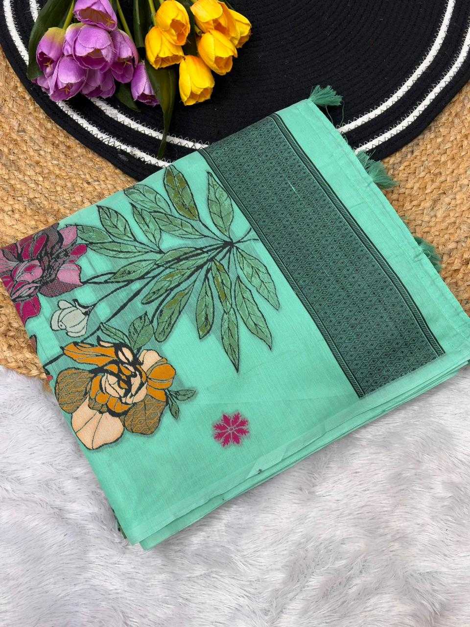 Ynf Cotton KESH737 Faiha Sarees Wholesale Designer Sarees Butta Sarees Cotton Sarees Manufacturer- Kapda Export