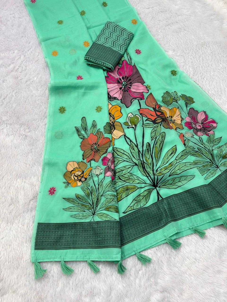 Ynf Cotton KESH737 Faiha Sarees Wholesale Designer Sarees Butta Sarees Cotton Sarees Manufacturer- Kapda Export