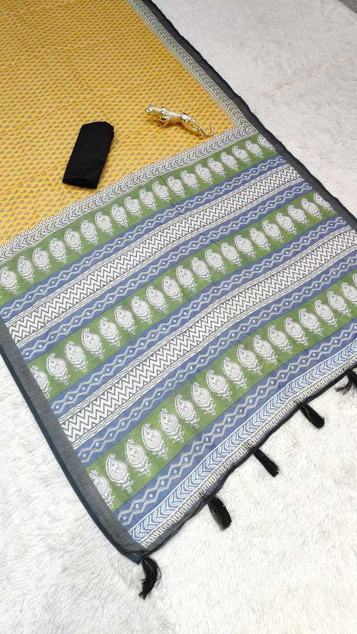 Ynf Cotton RIN207 2317 Sarees Wholesale Party Wear Sarees Embroidered Sarees Festive Sarees Manufacturer- Kapda Export