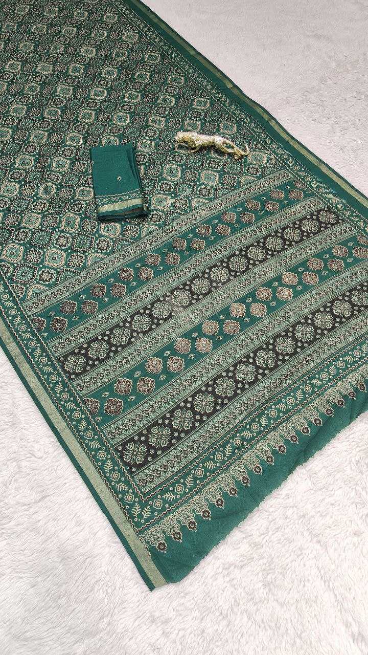 Ynf Cotton RIN207 2319 Sarees Wholesale Designer Sarees Printed Sarees Lightweight Sarees Manufacturer- Kapda Export