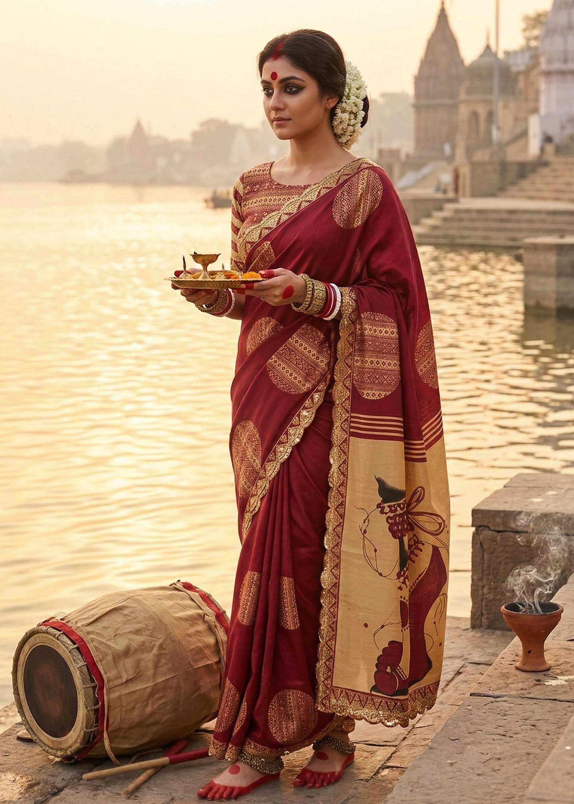 Ynf Cotton RIN229 LESS Sarees Wholesale Printed Sarees Embroidered Sarees Mulmul Cotton Sarees Manufacturer- Kapda Export