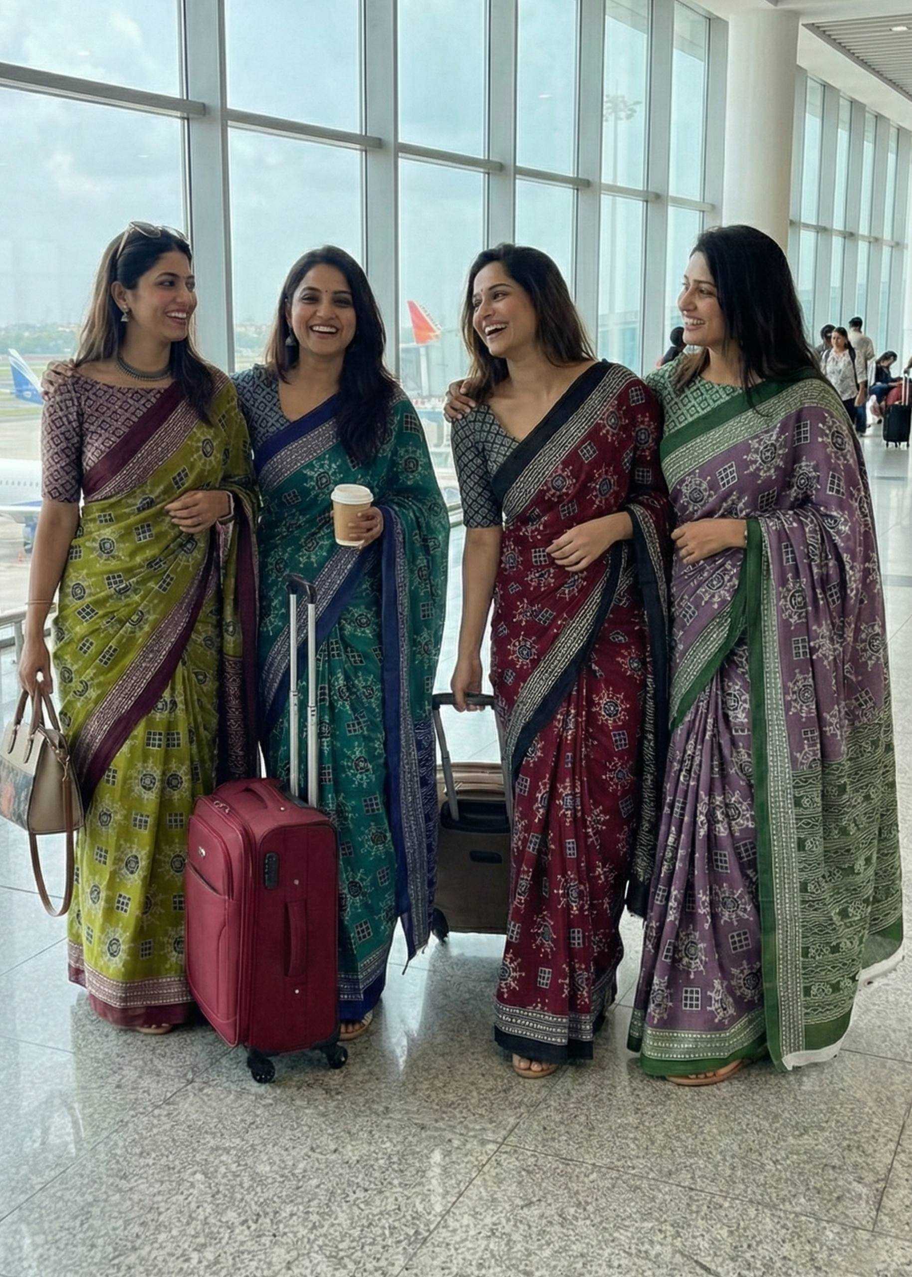 Ynf Cotton RIN229 Sambalpuri Sarees Wholesale Printed Sarees Ikkat Saree Cotton Sarees Manufacturer- Kapda Export