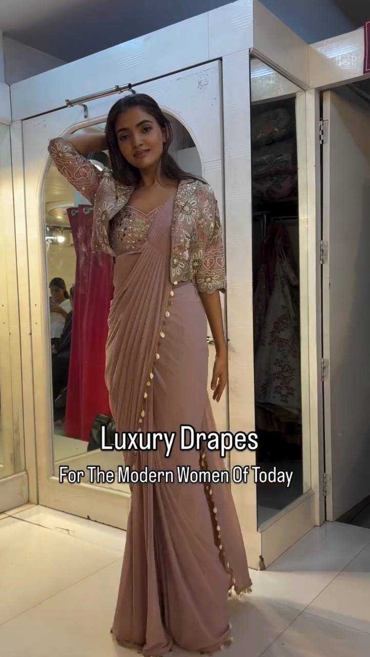 Ynf Crepe KESH558 59 Sarees Wholesale Designer Sarees Ready To Wear Sarees Party Wear Sarees Manufacturer- Kapda Export