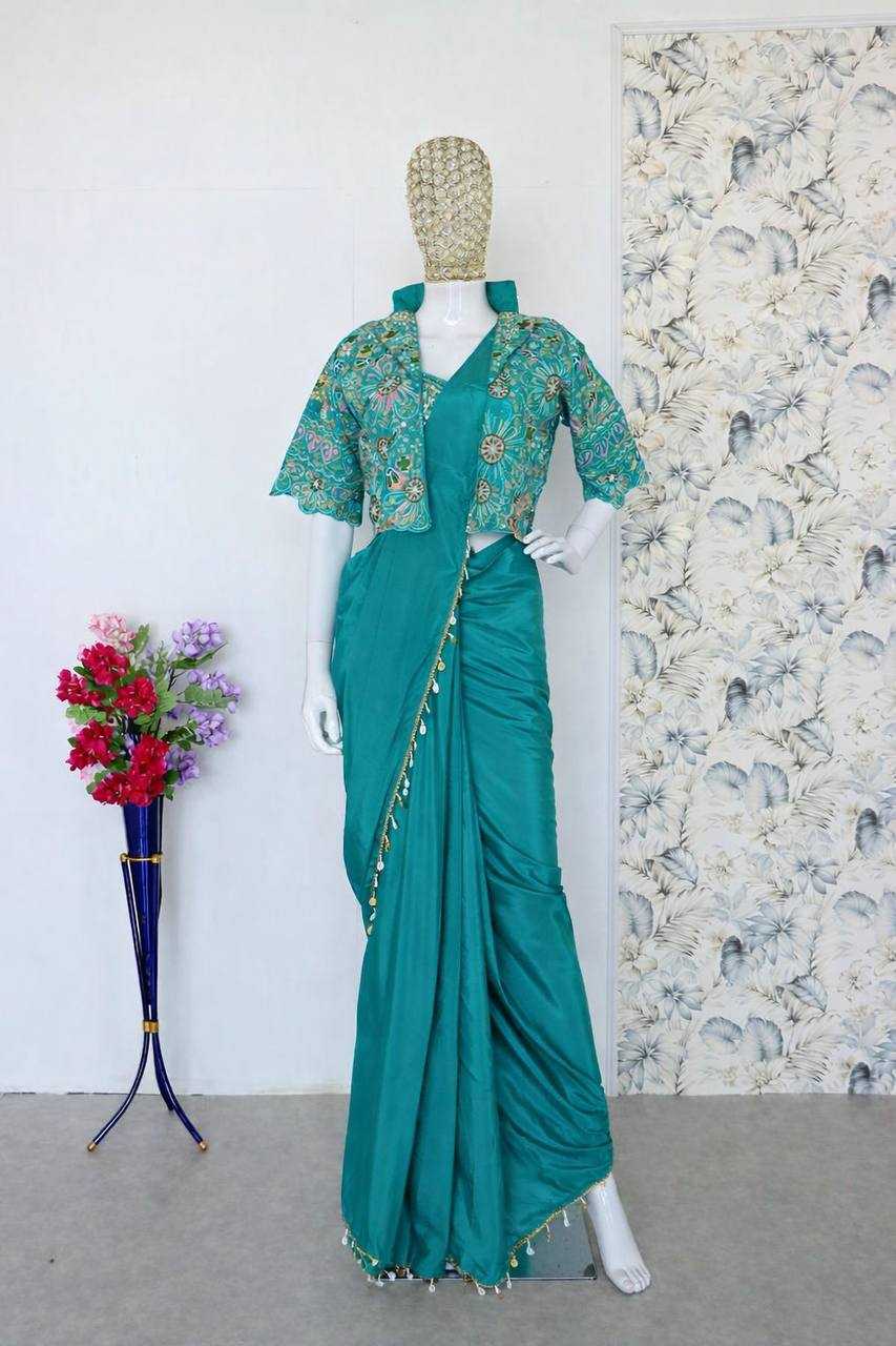 Ynf Crepe KESH558 59 Sarees Wholesale Designer Sarees Ready To Wear Sarees Party Wear Sarees Manufacturer- Kapda Export