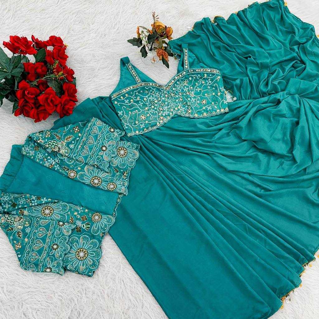 Ynf Crepe KESH558 59 Sarees Wholesale Designer Sarees Ready To Wear Sarees Party Wear Sarees Manufacturer- Kapda Export