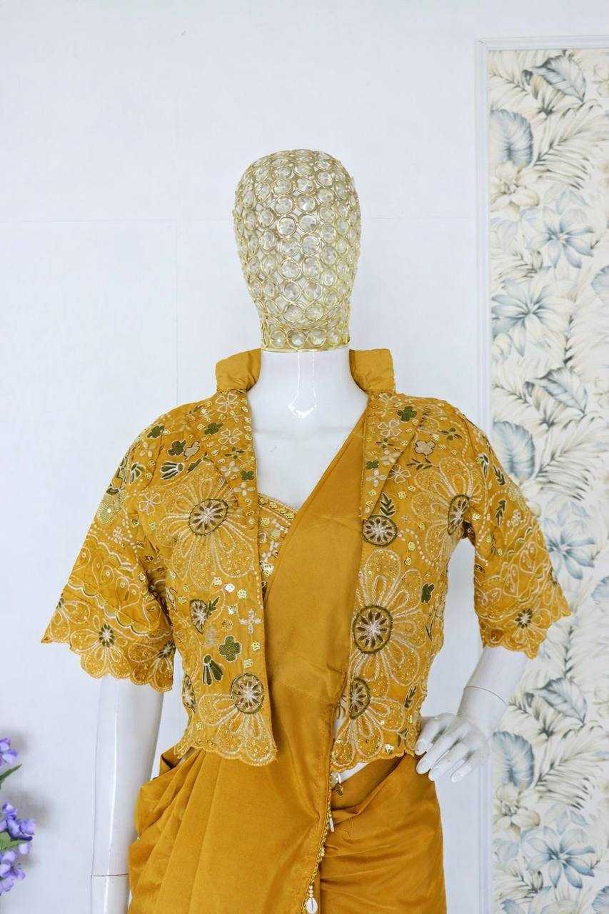 Ynf Crepe KESH558 59 Sarees Wholesale Designer Sarees Ready To Wear Sarees Party Wear Sarees Manufacturer- Kapda Export