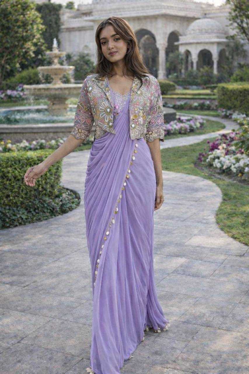 Ynf Crepe KESH558 59 Sarees Wholesale Designer Sarees Ready To Wear Sarees Party Wear Sarees Manufacturer- Kapda Export