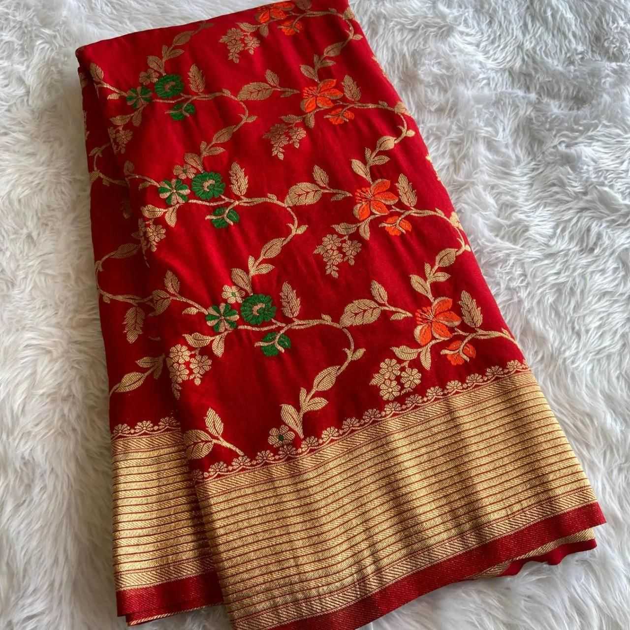 Ynf Crepe Silk KESH484 110 Sarees Festive Collections Wholesale Zari Border Sarees Silk Sarees Sarees With Blouse Manufacturer- Kapda Export
