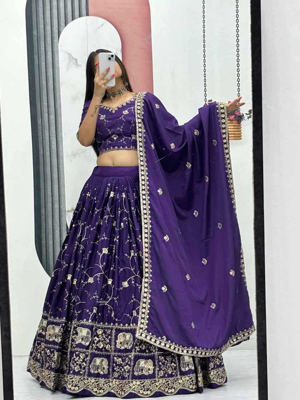 Ynf Crepe Silk KESH497 318 Lehengas Wholesale Designer Lehenga Wedding Lehenga Embroidered Lehenga Manufacturer- Kapda Export