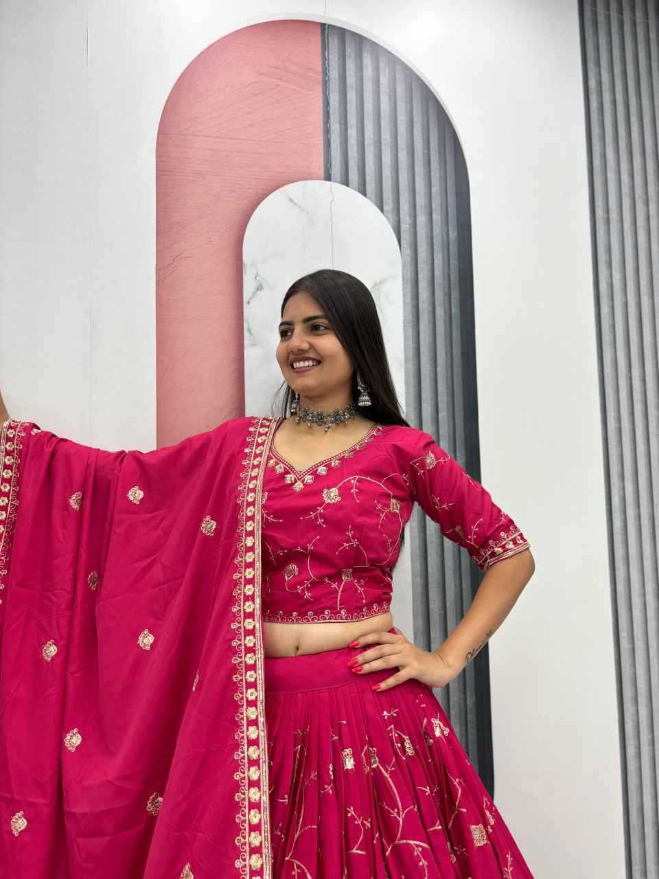 Ynf Crepe Silk KESH497 318 Lehengas Wholesale Designer Lehenga Wedding Lehenga Embroidered Lehenga Manufacturer- Kapda Export