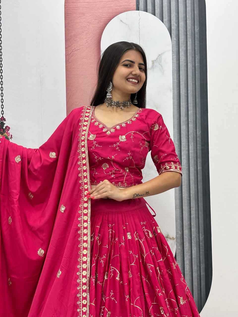 Ynf Crepe Silk KESH497 318 Lehengas Wholesale Designer Lehenga Wedding Lehenga Embroidered Lehenga Manufacturer- Kapda Export