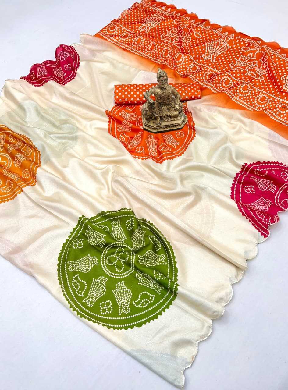 Ynf Crepe Silk KESH673 BANDHANI SPECIAL Silk Sarees Wholesale Printed Silk Saree Designer Silk Sarees Festival Silk Sarees Manufacturer- Kapda Export