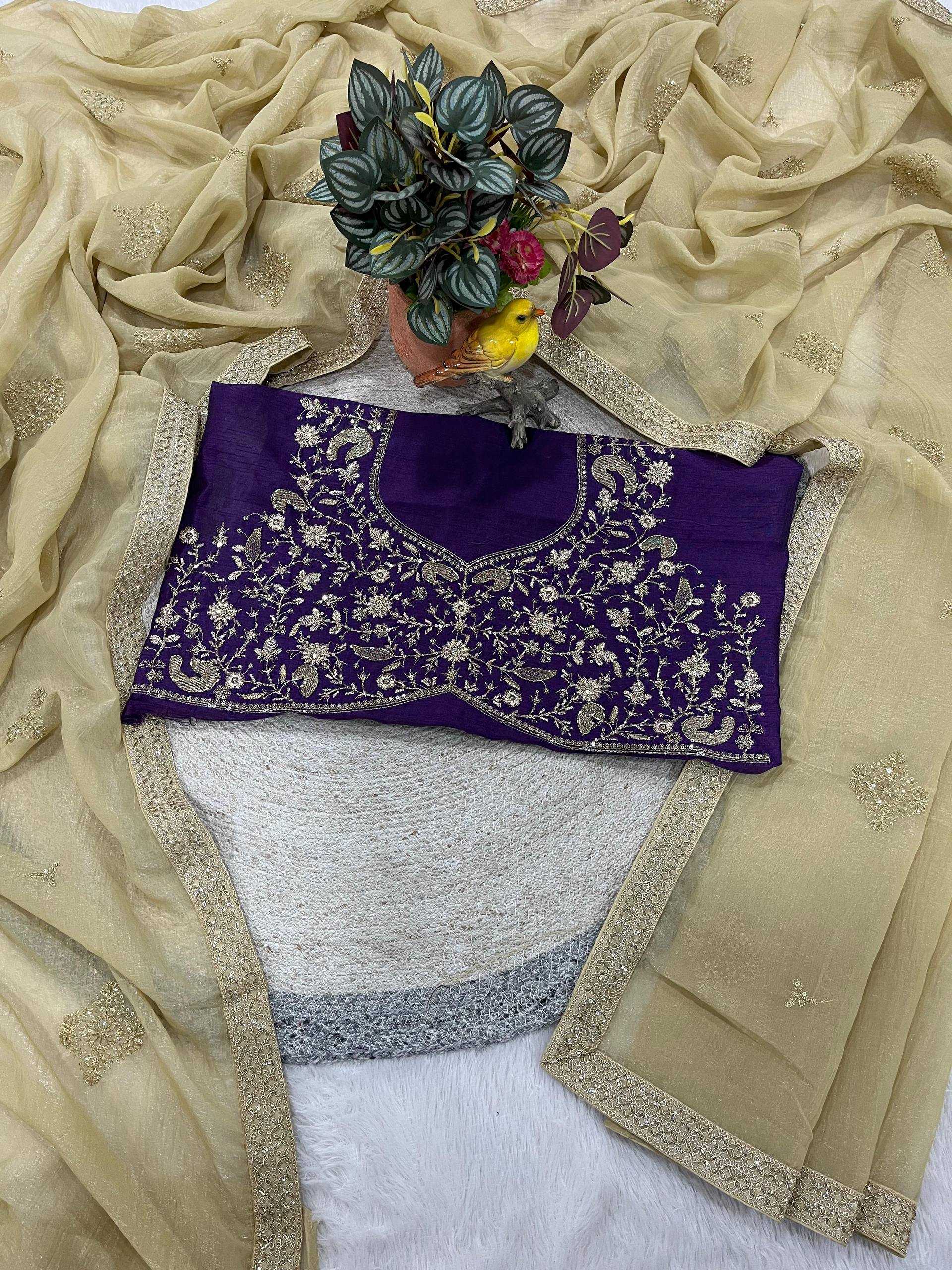 Ynf Crunchi KESH621 6073 Sarees Wholesale Designer Sarees Embroidered Sarees Lace Border Sarees Manufacturer- Kapda Export