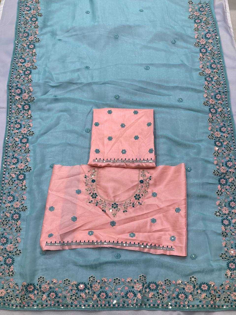 Ynf Crunchi KESH659 Suvarna Sarees Wholesale Party Wear Sarees Embroidered Sarees Cutwork Saree Manufacturer- Kapda Export