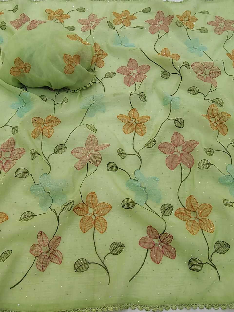 Ynf Crunchi KESH682 Barkat Sarees Wholesale Designer Sarees Butta Sarees Swarovski Sarees Manufacturer- Kapda Export