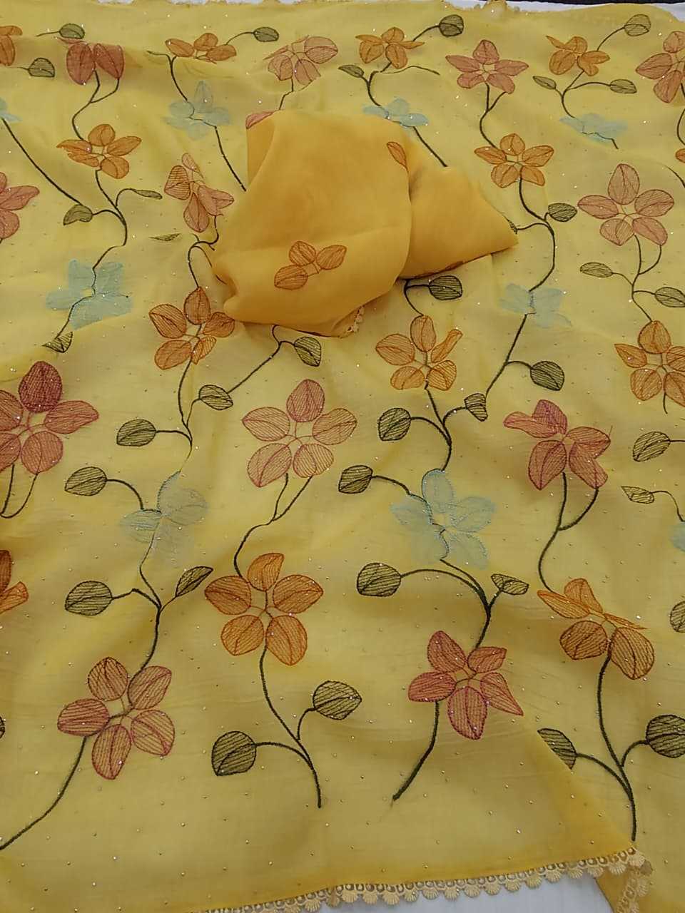 Ynf Crunchi KESH682 Barkat Sarees Wholesale Designer Sarees Butta Sarees Swarovski Sarees Manufacturer- Kapda Export