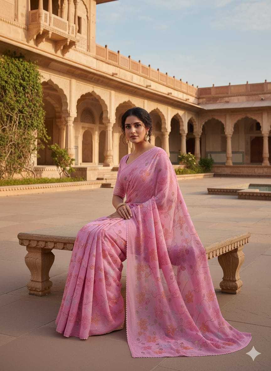 Ynf Crunchi KESH682 Barkat Sarees Wholesale Designer Sarees Butta Sarees Swarovski Sarees Manufacturer- Kapda Export