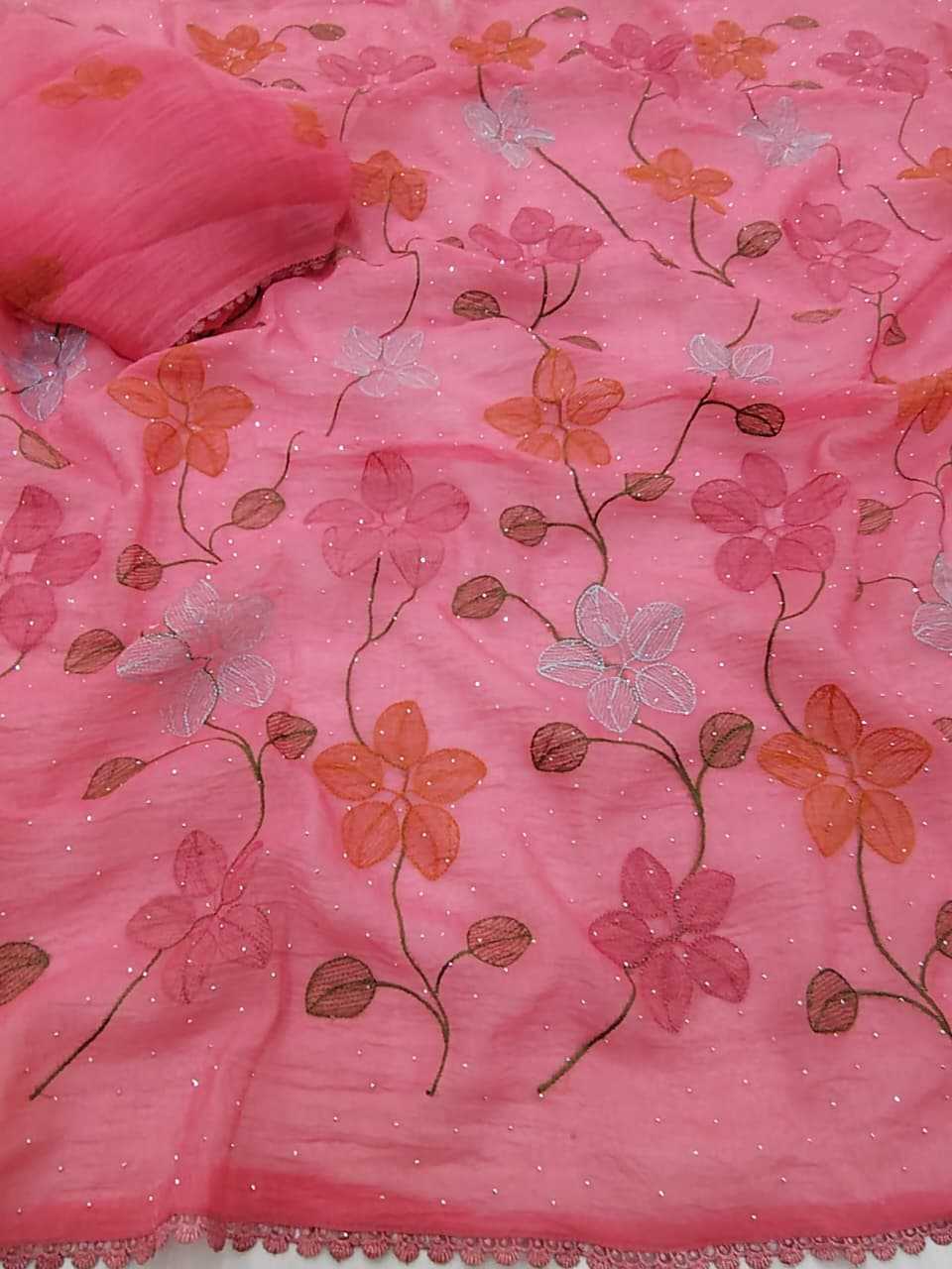 Ynf Crunchi KESH682 Barkat Sarees Wholesale Designer Sarees Butta Sarees Swarovski Sarees Manufacturer- Kapda Export