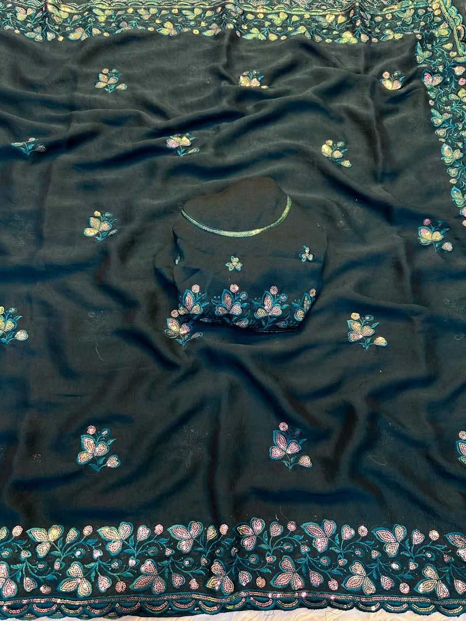 Ynf Crush Silk KESH635 Zeba Silk Sarees Wholesale Soft Silk Sarees Designer Silk Sarees Embroidered Silk Sarees Manufacturer- Kapda Export