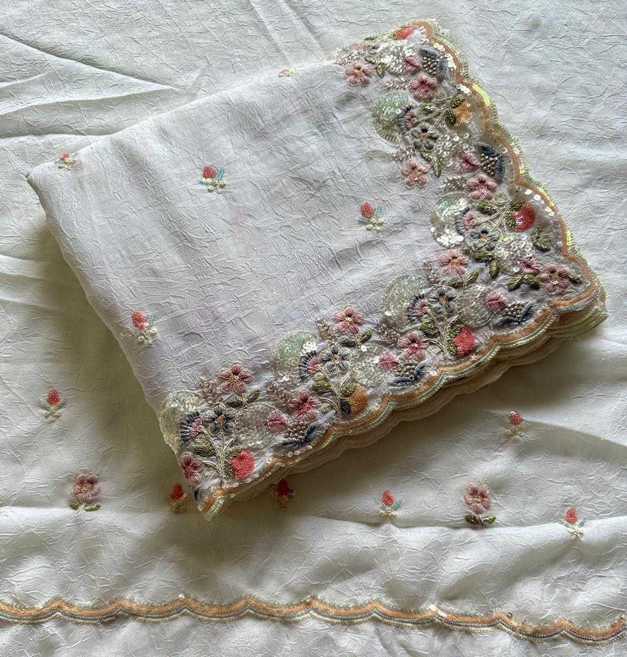 Ynf Crush Silk KESH681 106 Sarees Festive Collections Wholesale Embroidered Sarees Silk Sarees Sarees With Blouse Manufacturer- Kapda Export