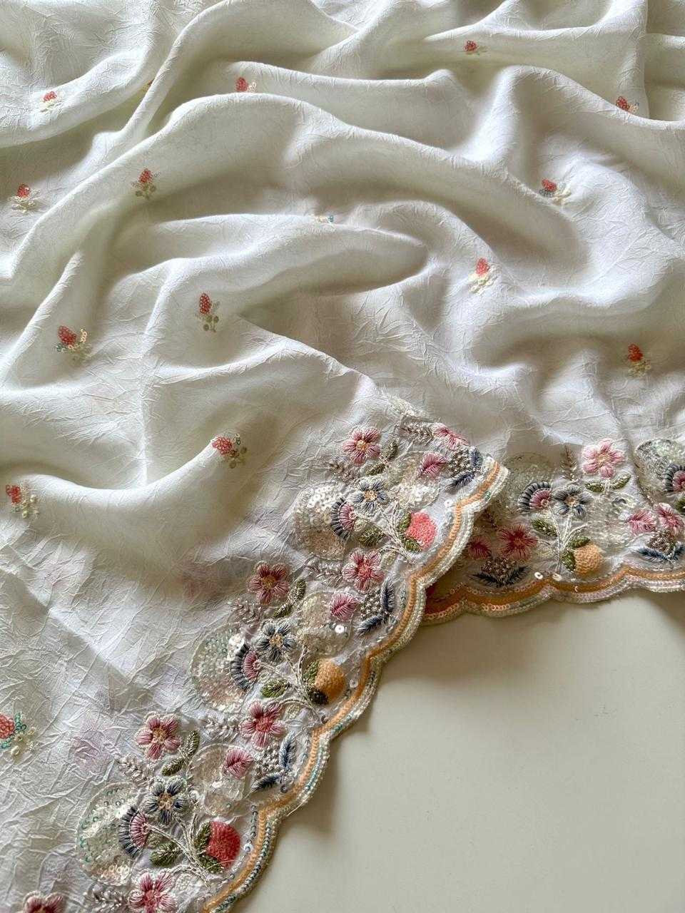 Ynf Crush Silk KESH681 106 Sarees Festive Collections Wholesale Embroidered Sarees Silk Sarees Sarees With Blouse Manufacturer- Kapda Export