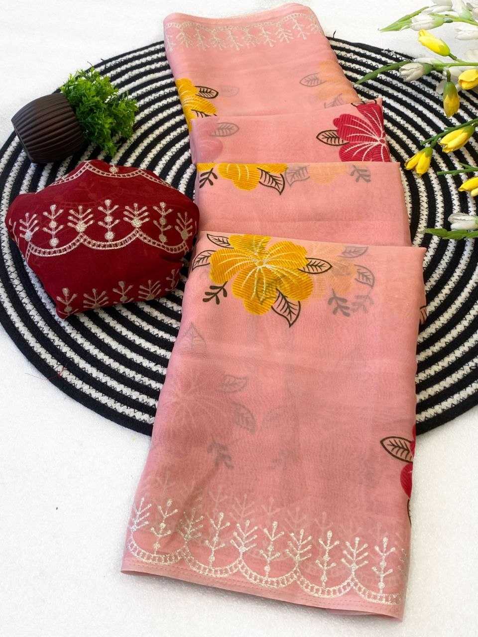 Ynf Dola Silk KESH554 PRATIBHA Sarees Wholesale Party Wear Sarees Fancy Sarees Lightweight Sarees Manufacturer- Kapda Export