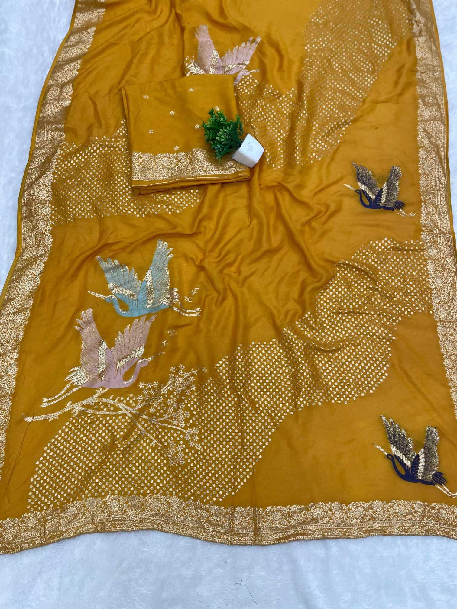 Ynf Dola Silk KESH649 Chandrikaa Silk Sarees Wholesale Dola Silk Sarees Printed Silk Saree Designer Silk Sarees Manufacturer- Kapda Export