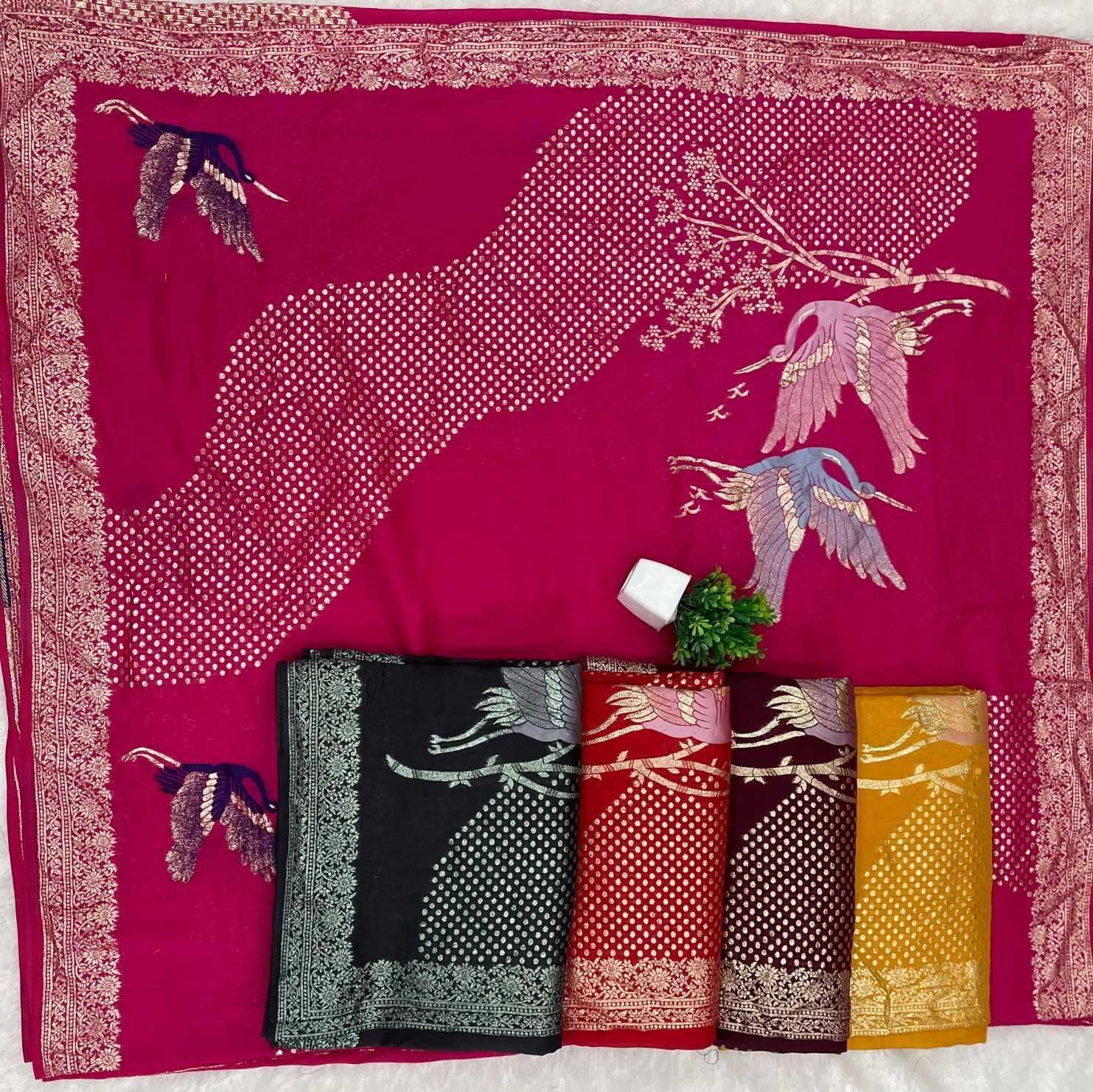 Ynf Dola Silk KESH649 Chandrikaa Silk Sarees Wholesale Dola Silk Sarees Printed Silk Saree Designer Silk Sarees Manufacturer- Kapda Export