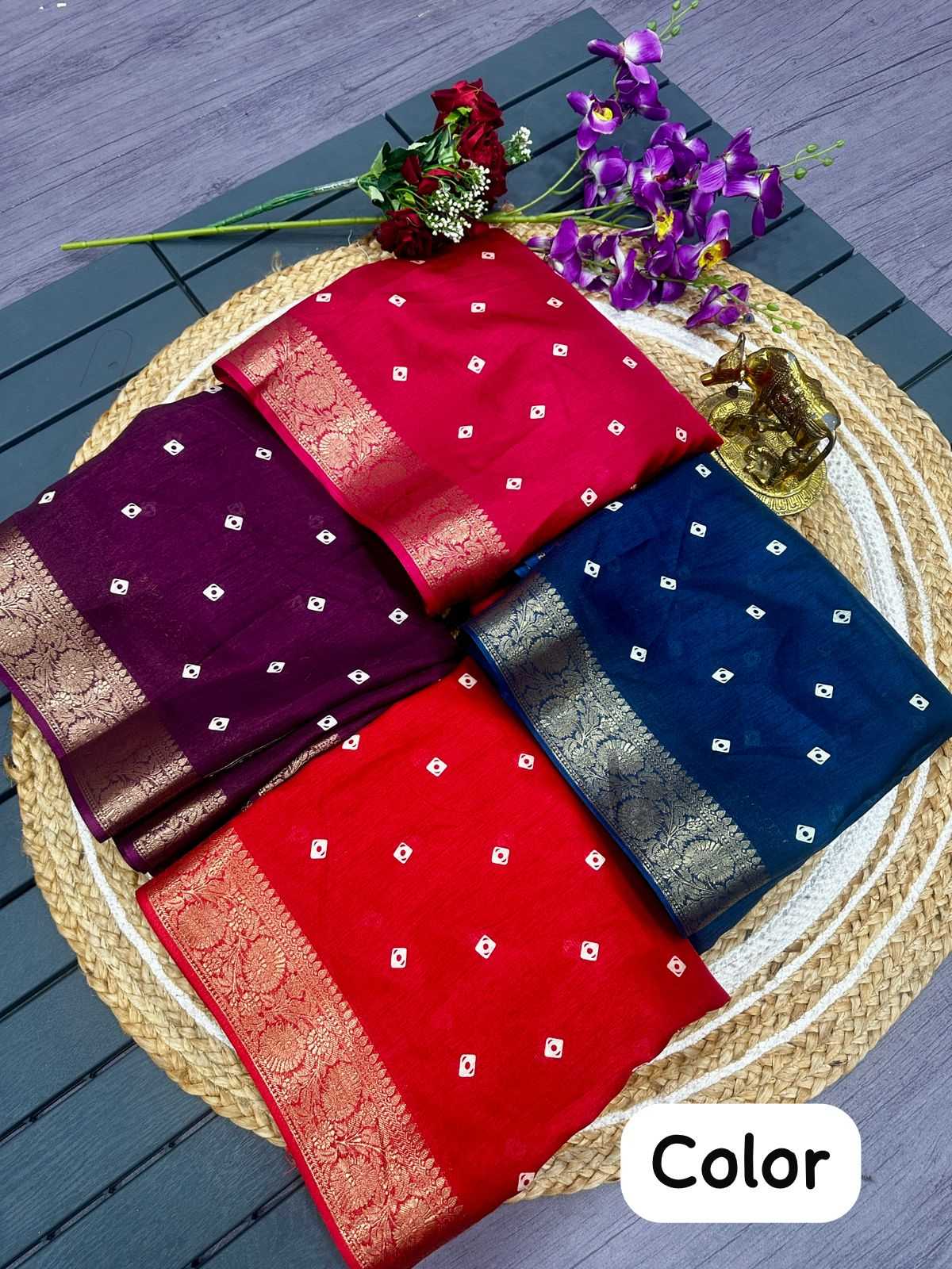 Ynf Dola Silk KESH729 Jarika 09 Silk Sarees Wholesale Dola Silk Sarees Soft Silk Sarees Printed Silk Saree Manufacturer- Kapda Export