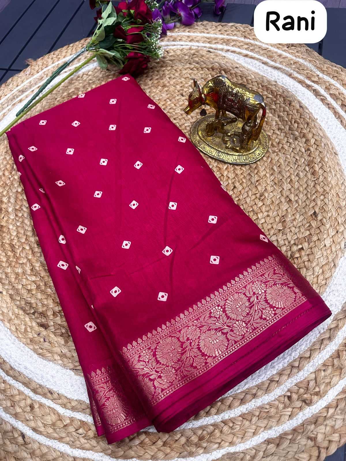 Ynf Dola Silk KESH729 Jarika 09 Silk Sarees Wholesale Dola Silk Sarees Soft Silk Sarees Printed Silk Saree Manufacturer- Kapda Export