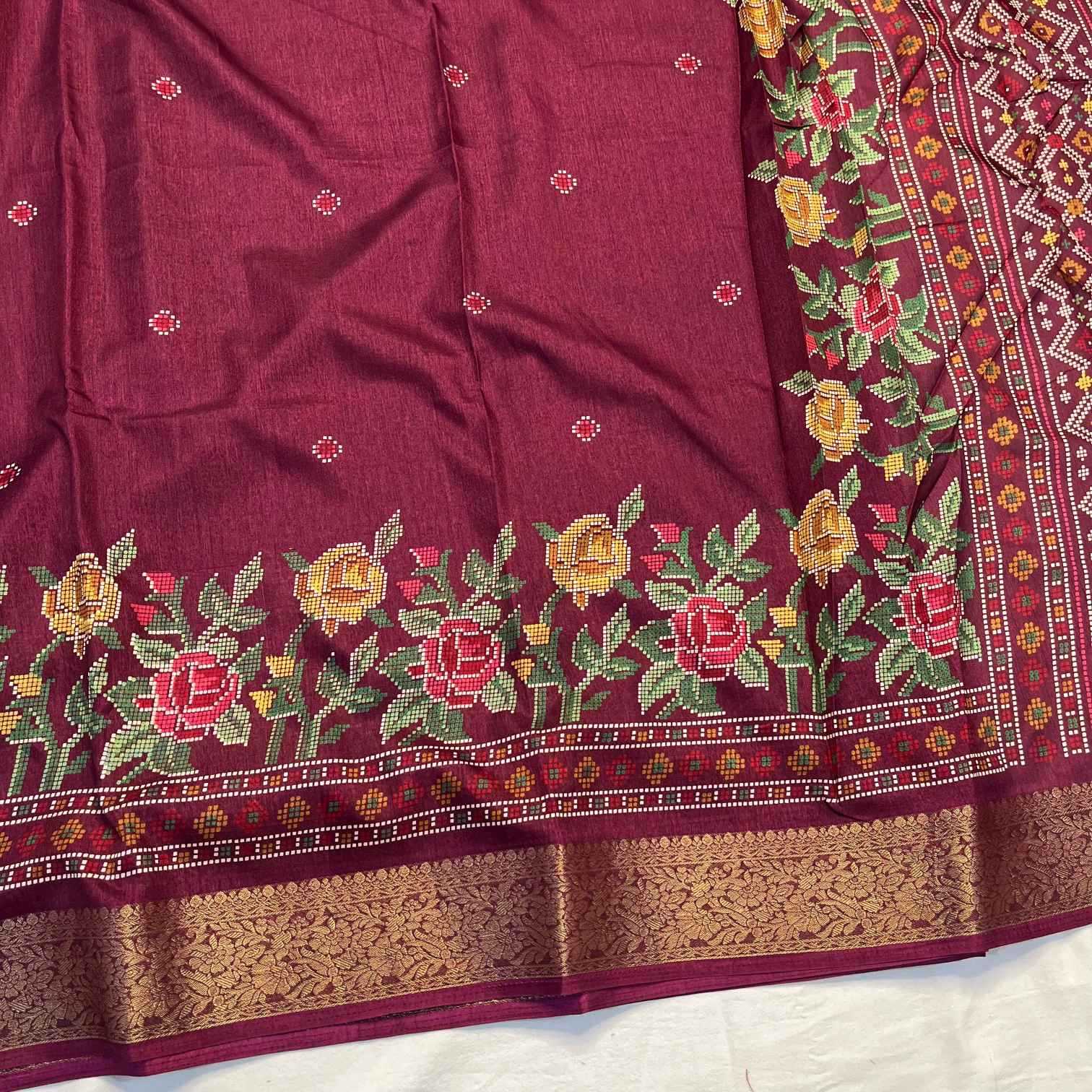 Ynf Dola Silk KESH729 Jarika 10 Silk Sarees Wholesale Dola Silk Sarees Printed Silk Saree Designer Silk Sarees Manufacturer- Kapda Export