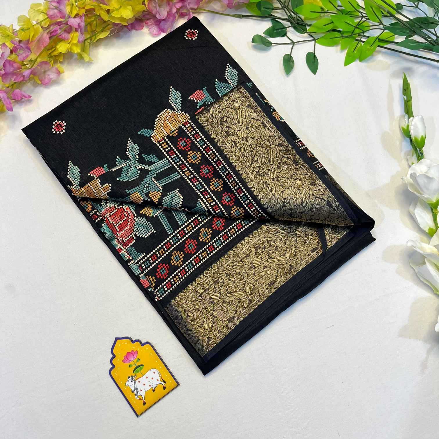 Ynf Dola Silk KESH729 Jarika 10 Silk Sarees Wholesale Dola Silk Sarees Printed Silk Saree Designer Silk Sarees Manufacturer- Kapda Export