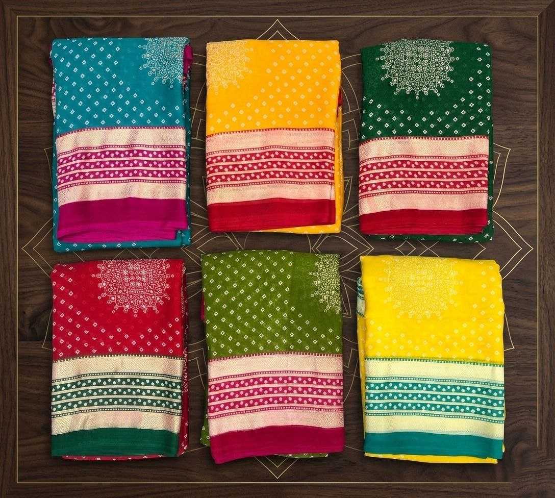Ynf Dull Moss KESH554 RAMBHA Sarees Wholesale Designer Sarees Traditional Sarees Bandhani Sarees Manufacturer- Kapda Export