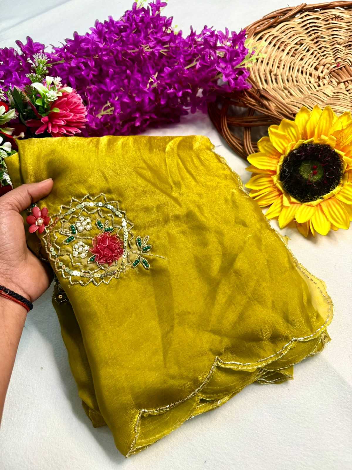 Ynf Fancy KESH576 265 Sarees Festive Collections Wholesale Sequin Sarees Hand Work Sarees Sarees With Blouse Manufacturer- Kapda Export