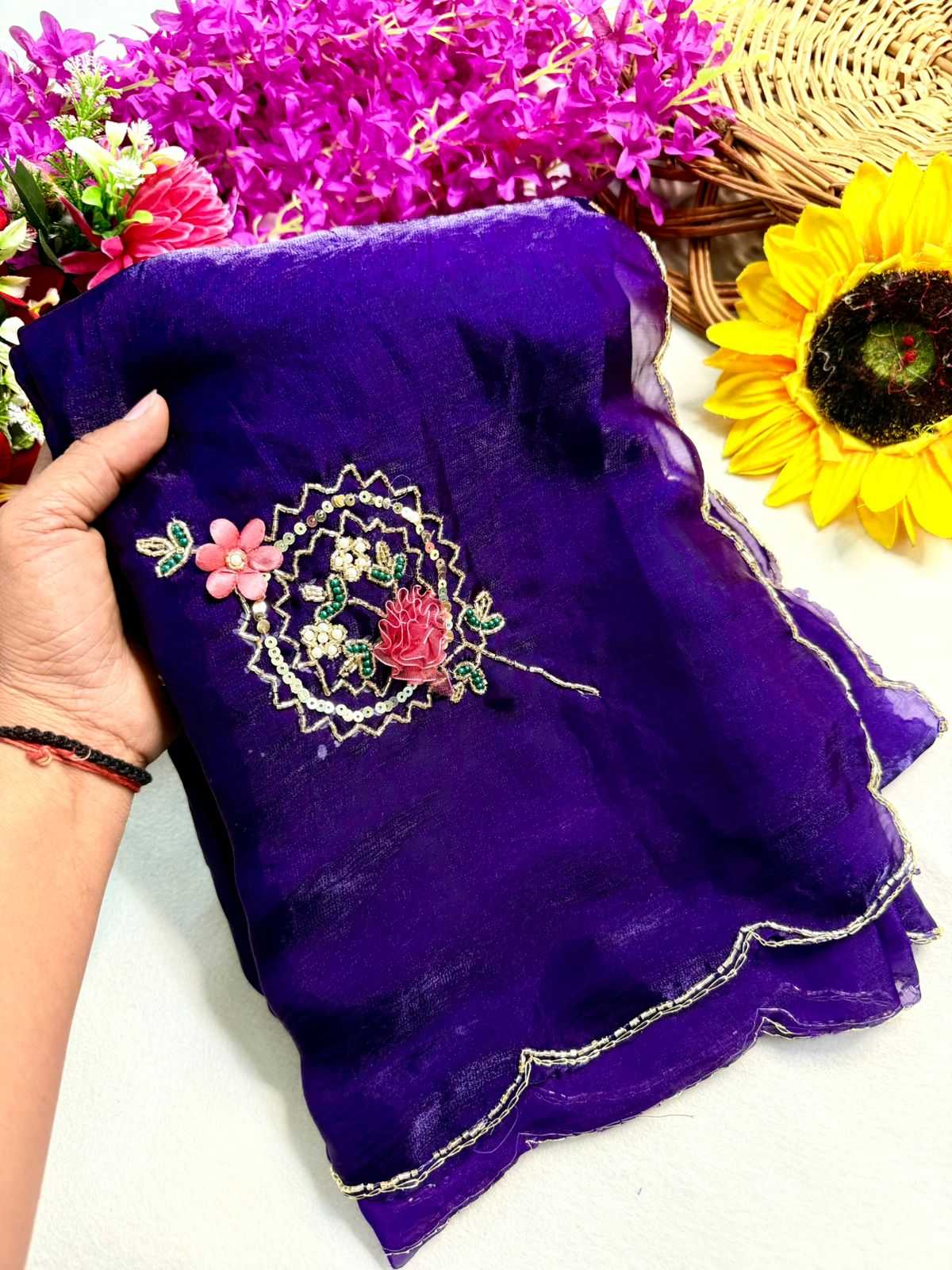 Ynf Fancy KESH576 265 Sarees Festive Collections Wholesale Sequin Sarees Hand Work Sarees Sarees With Blouse Manufacturer- Kapda Export