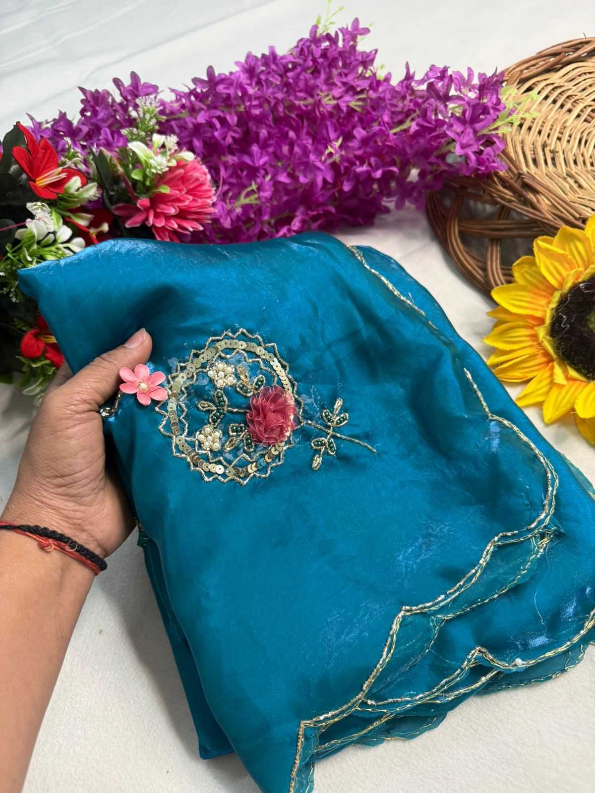 Ynf Fancy KESH576 265 Sarees Festive Collections Wholesale Sequin Sarees Hand Work Sarees Sarees With Blouse Manufacturer- Kapda Export