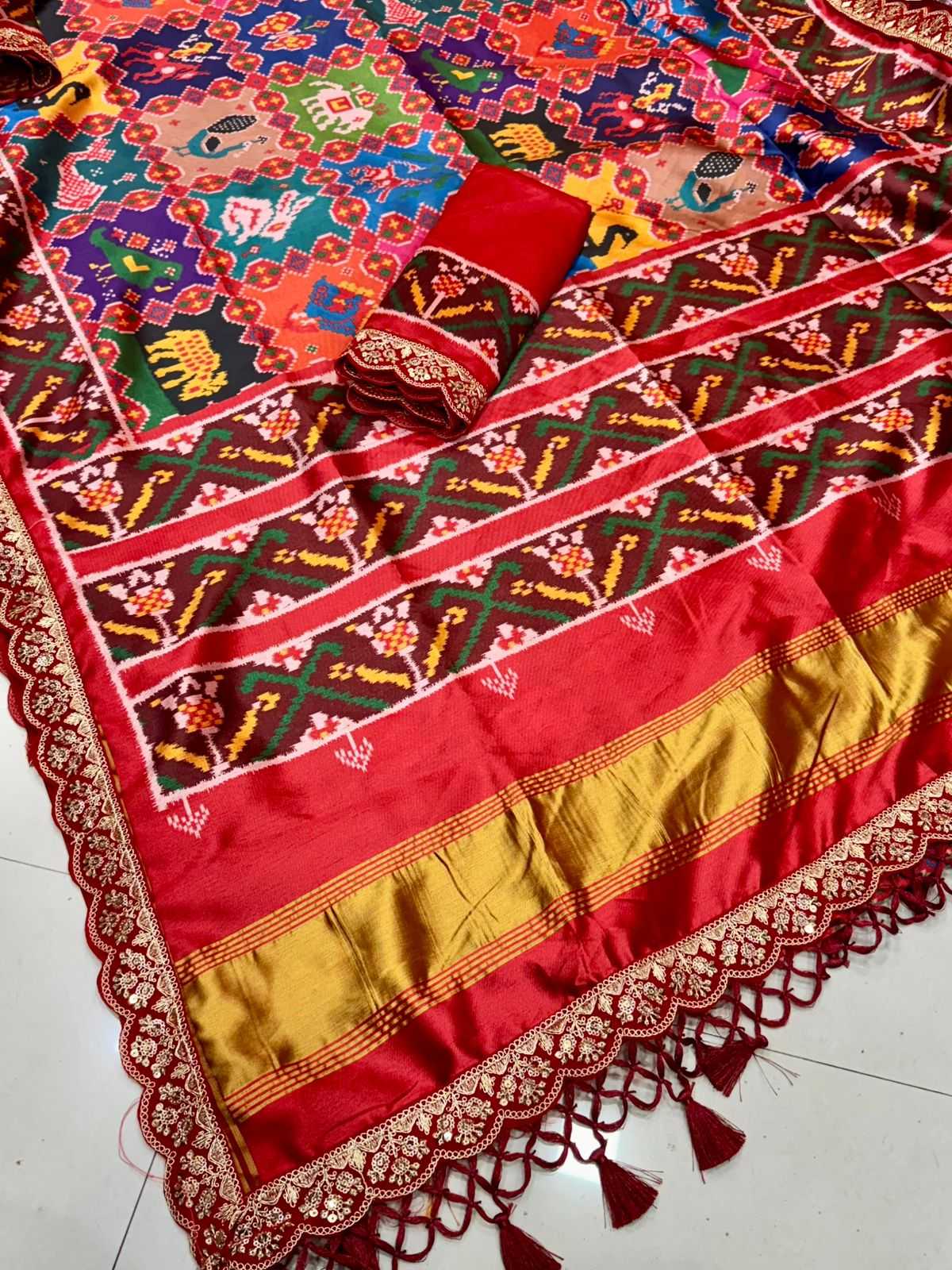 Ynf Fancy KESH576 Aadhvikaa Sarees Wholesale Designer Sarees Traditional Sarees Bandhani Sarees Manufacturer- Kapda Export