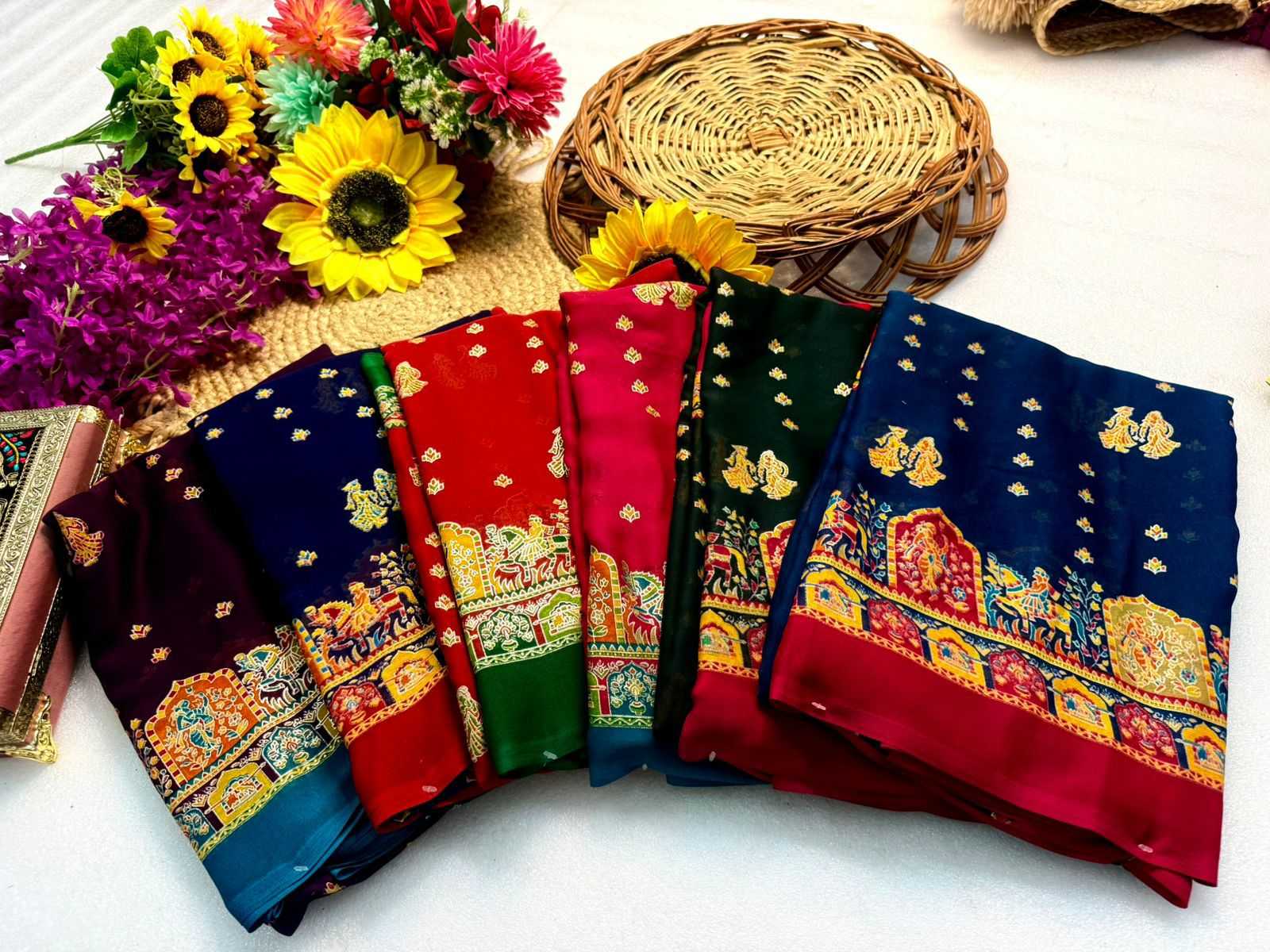 Ynf Fancy KESH576 Adhyaana Sarees Wholesale Designer Sarees Zari Border Sarees Traditional Sarees Manufacturer- Kapda Export