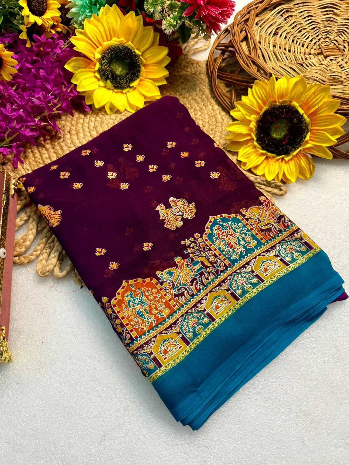 Ynf Fancy KESH576 Adhyaana Sarees Wholesale Designer Sarees Zari Border Sarees Traditional Sarees Manufacturer- Kapda Export