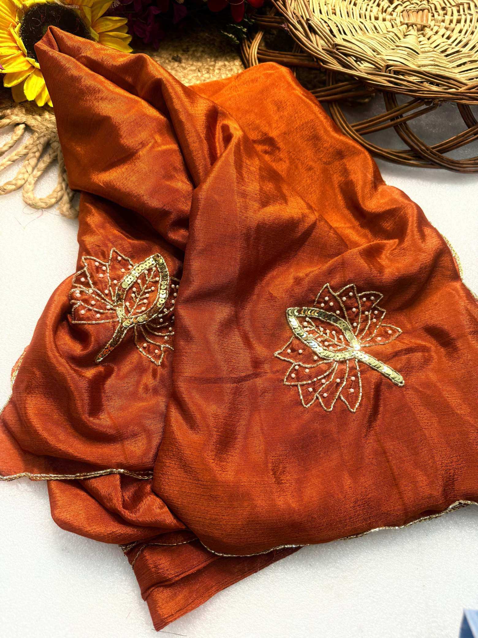 Ynf Fancy KESH576 Ahliza Sarees Wholesale Designer Sarees Sequence Sarees Hand Work Sarees Manufacturer- Kapda Export