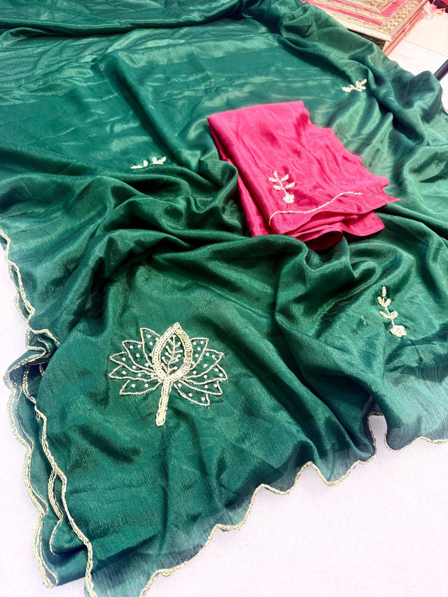 Ynf Fancy KESH576 Ahliza Sarees Wholesale Designer Sarees Sequence Sarees Hand Work Sarees Manufacturer- Kapda Export