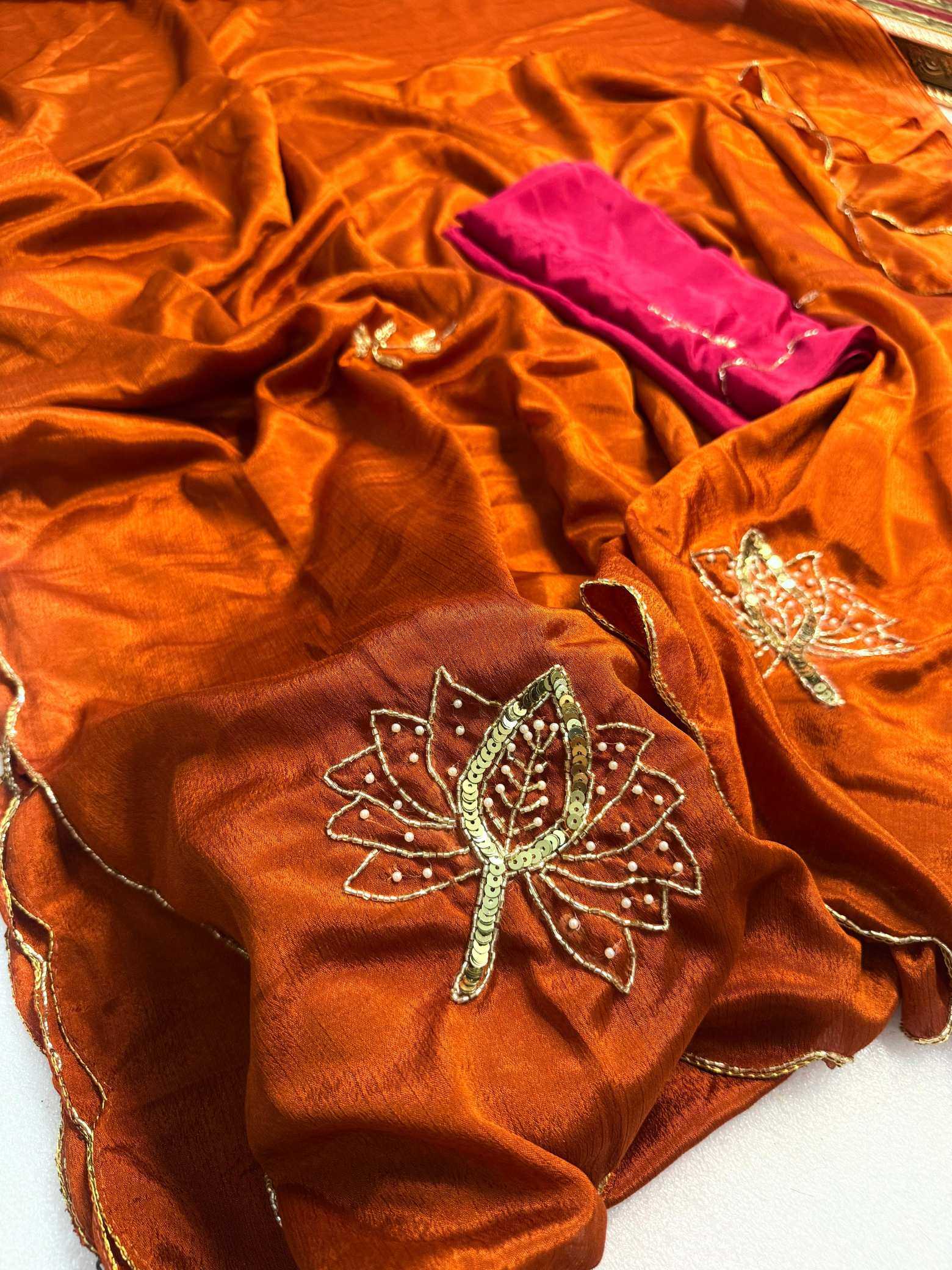 Ynf Fancy KESH576 Ahliza Sarees Wholesale Designer Sarees Sequence Sarees Hand Work Sarees Manufacturer- Kapda Export